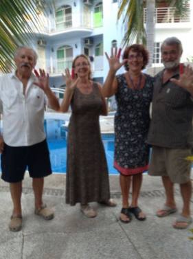 Dad, Mom, Andja and Ivica in Mexico